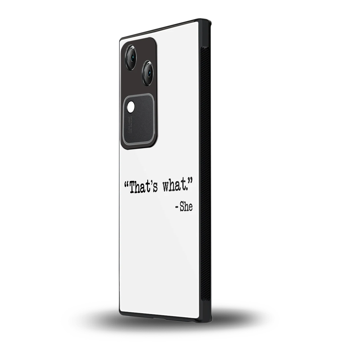 Thats What vivo v30 mobile cover | shockproof glass phone case