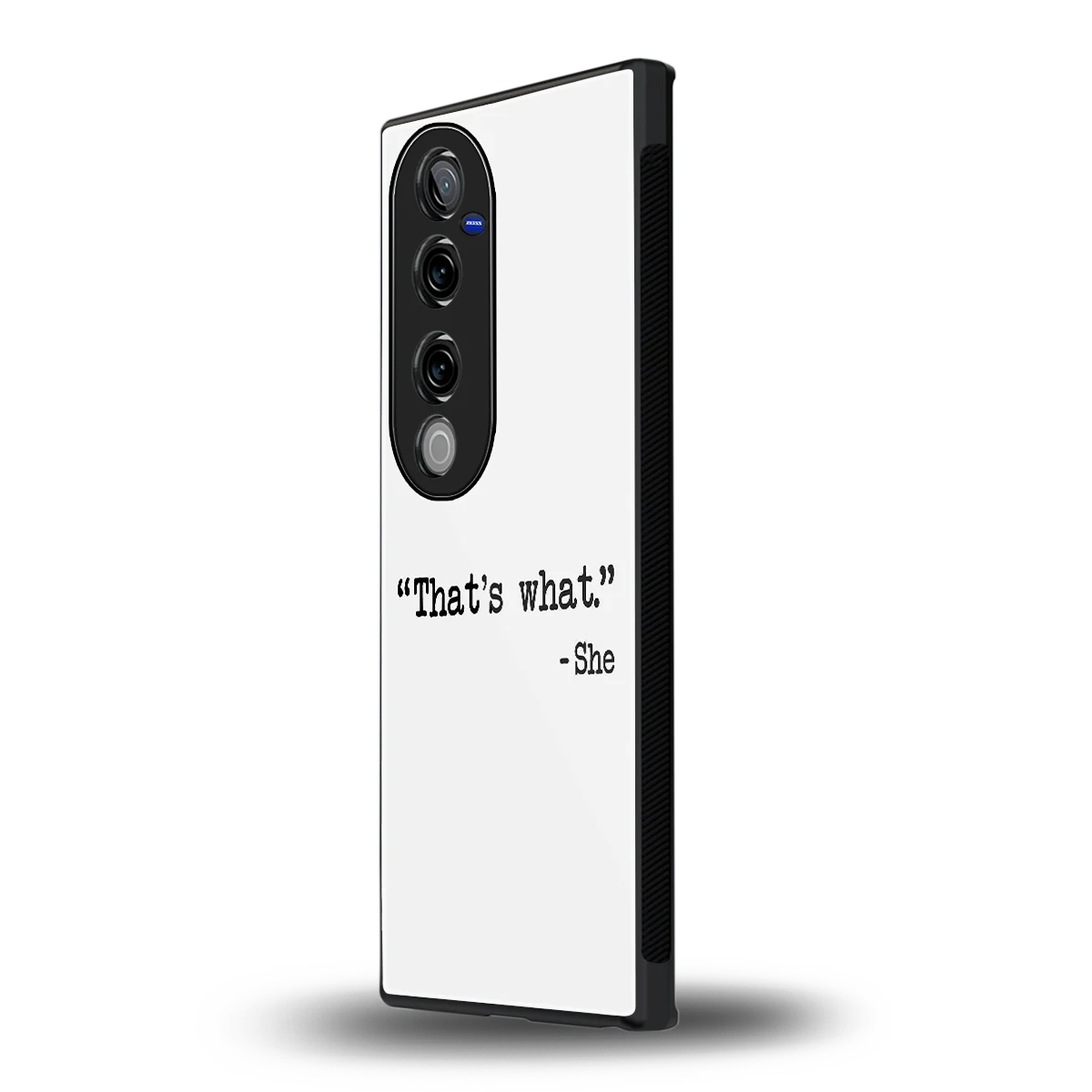Thats What vivo v40 pro mobile cover | shockproof glass phone case
