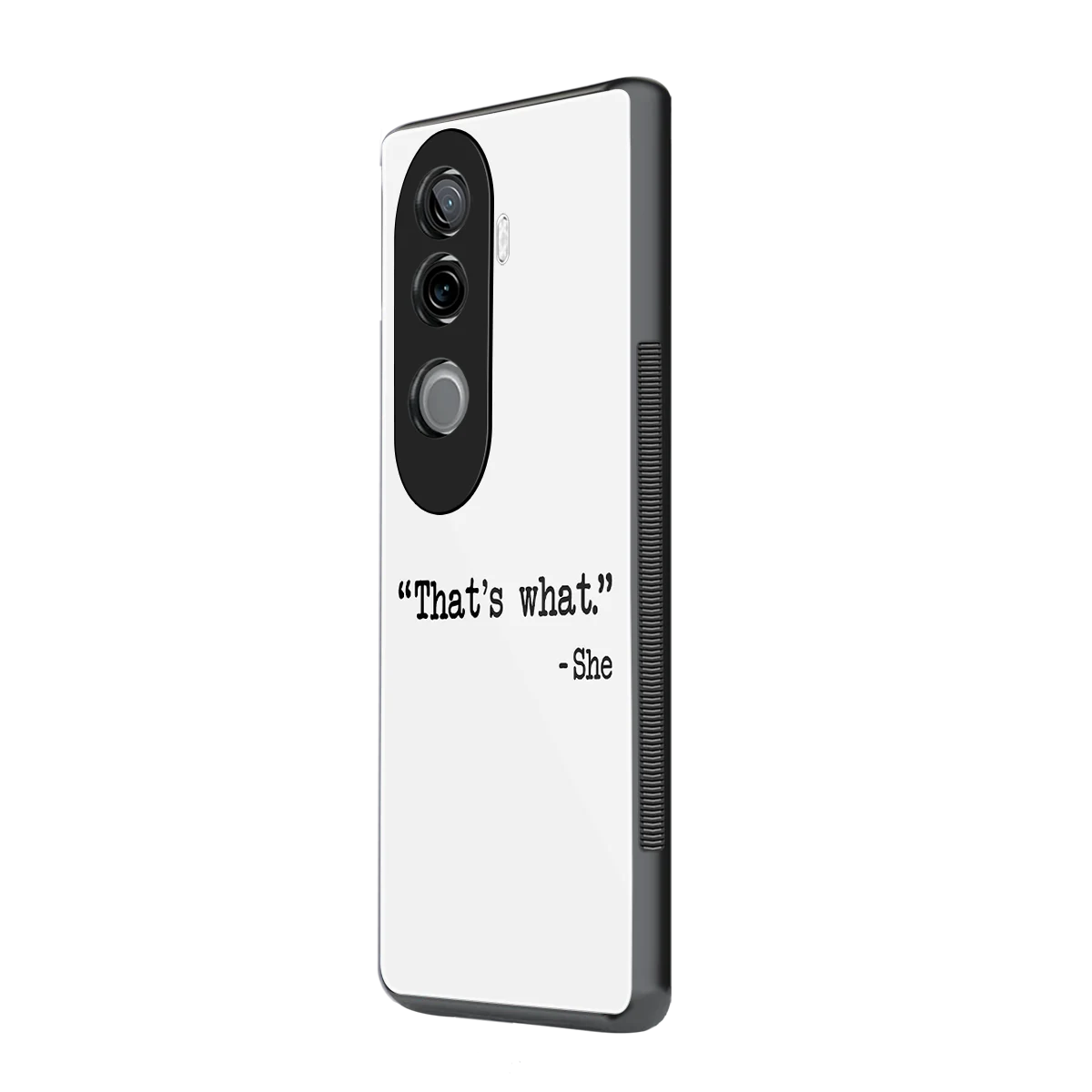 Thats What vivo v40e mobile cover | shockproof glass phone case
