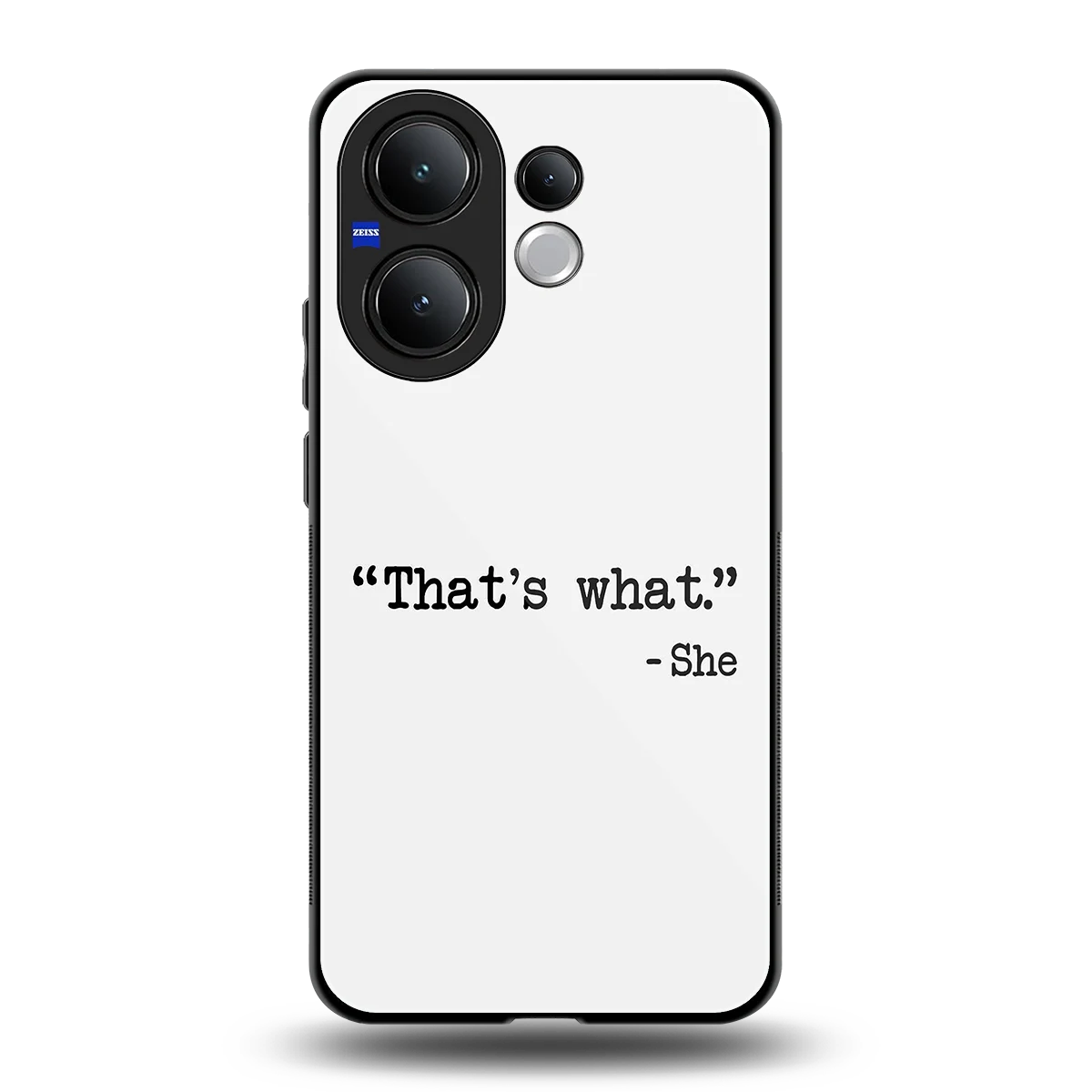Thats What back phone cover | glass case for vivo v60