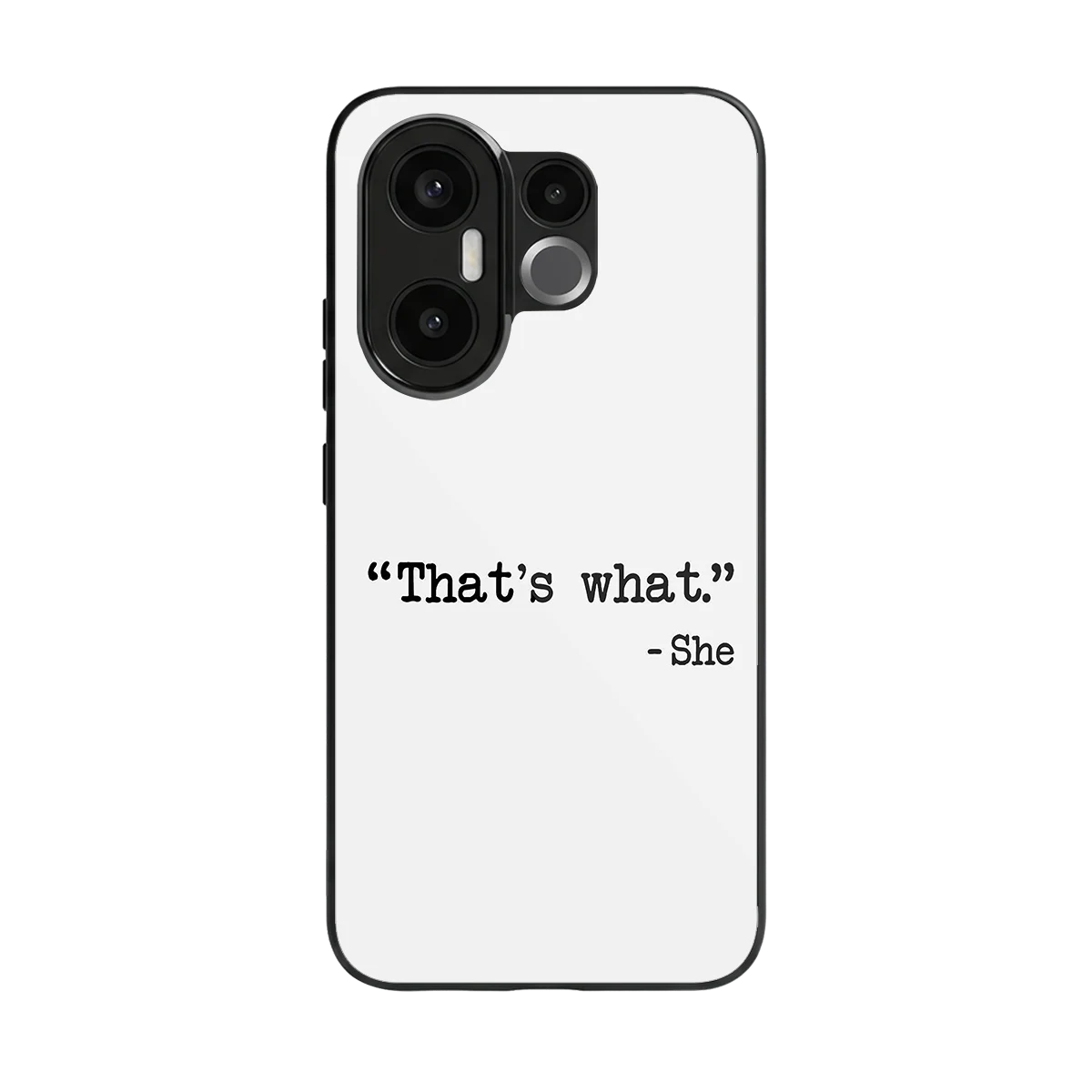 Thats What back phone cover | glass case for vivo x200 fe