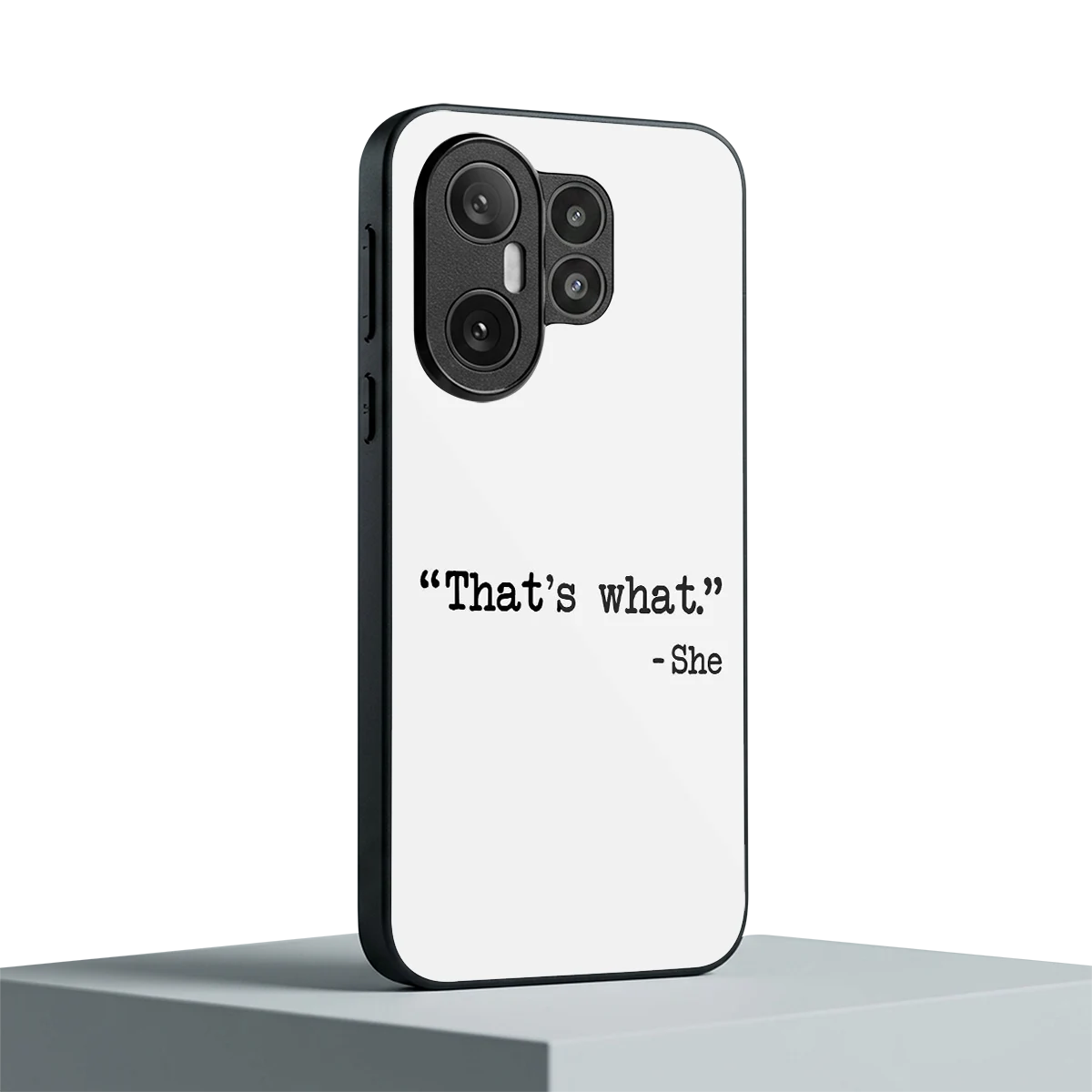 Thats What vivo x200 fe mobile cover | shockproof glass phone case