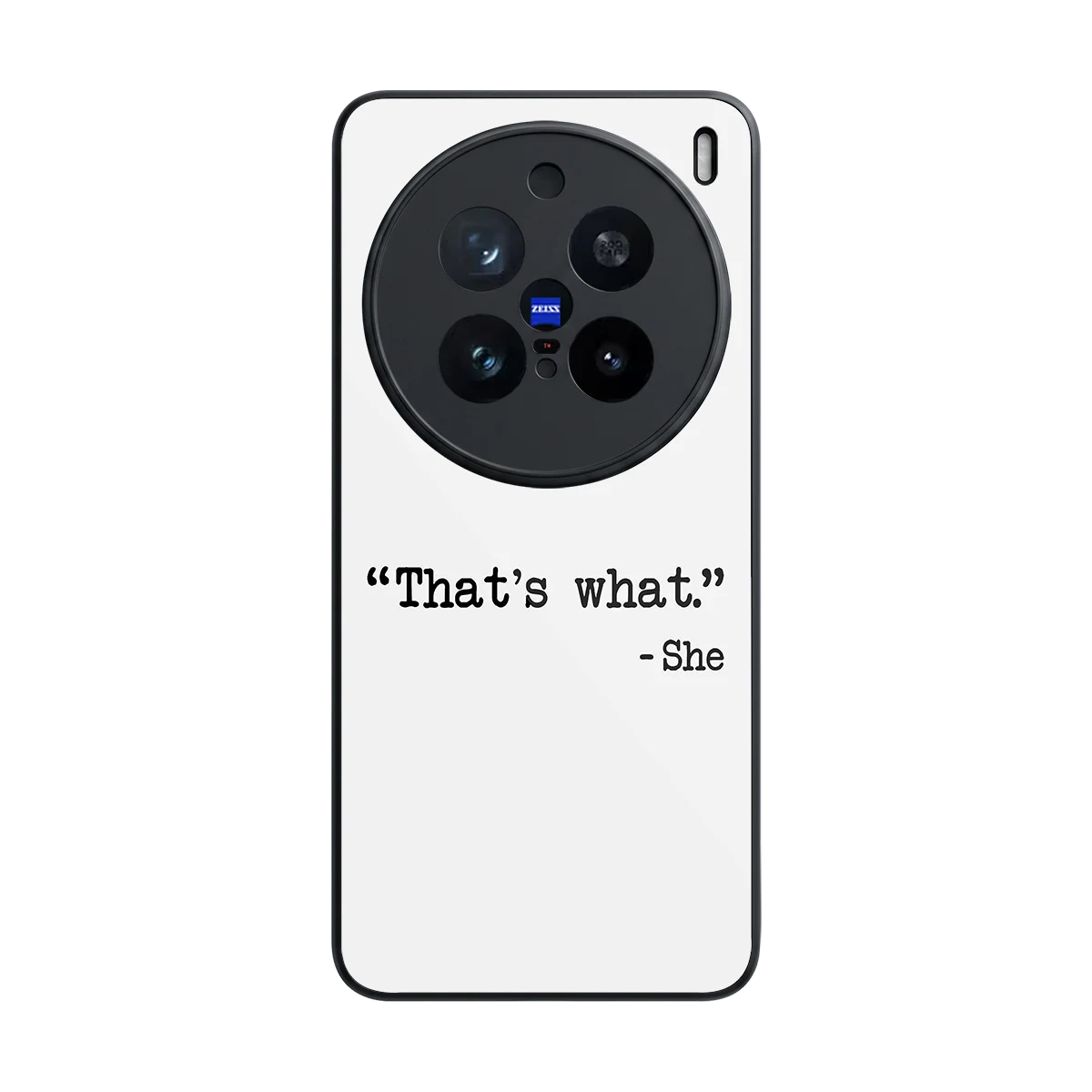 Thats What back phone cover | glass case for vivo x200 pro