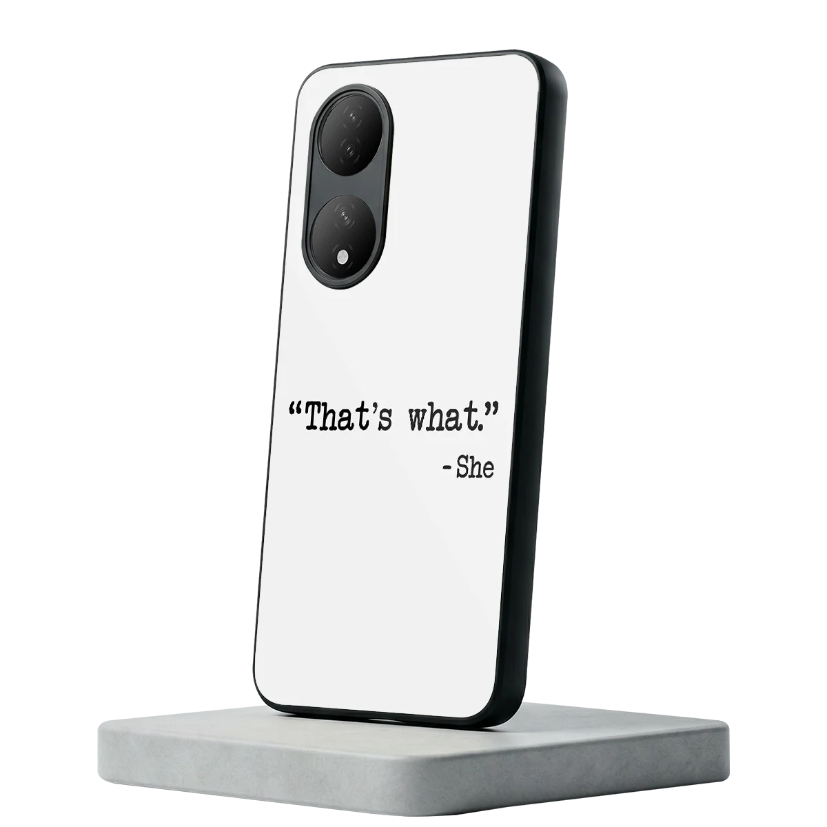 Thats What Vivo-y100 mobile cover | shockproof glass phone case