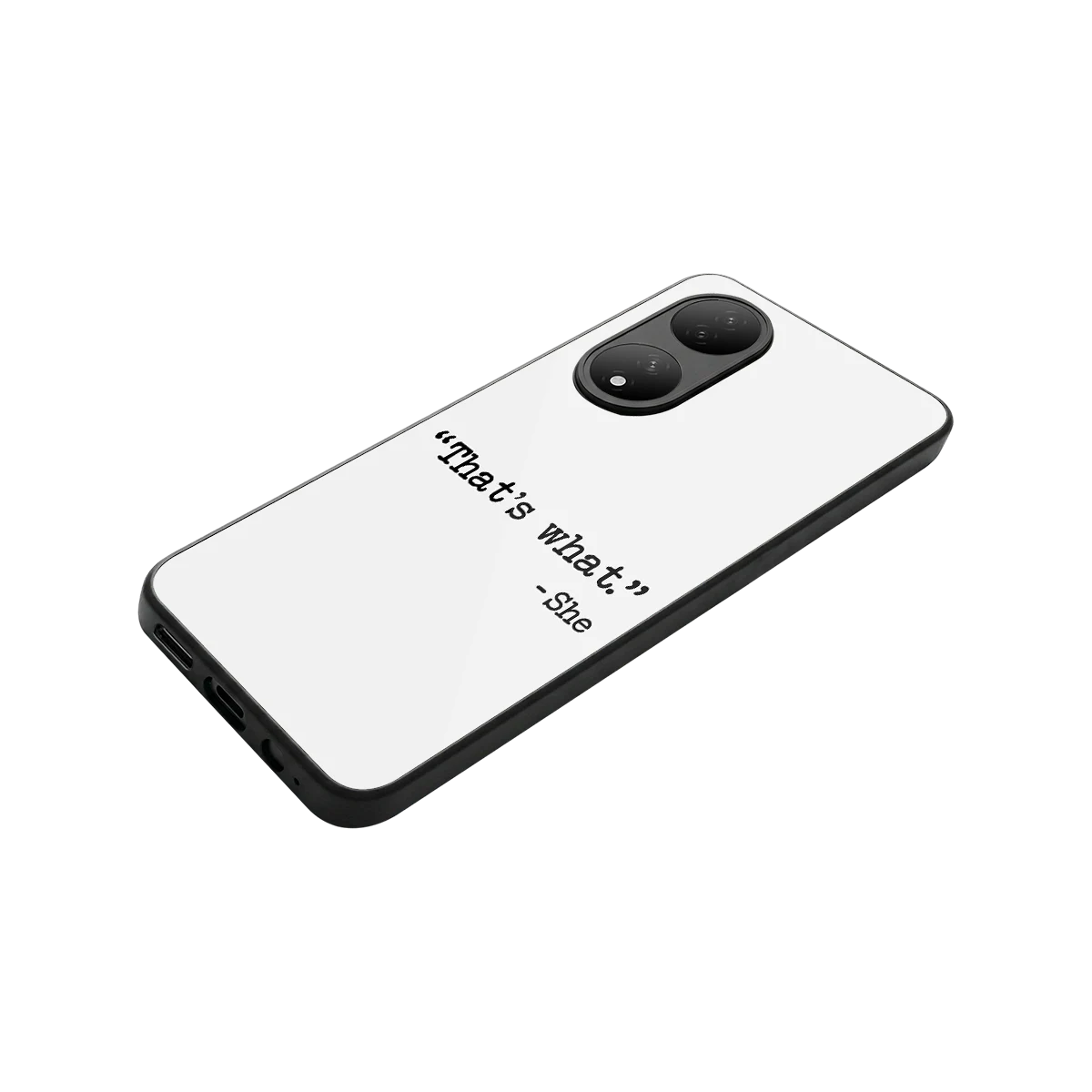 Thats What stylish phone case for Vivo-y100 | glossy glass and slim fit