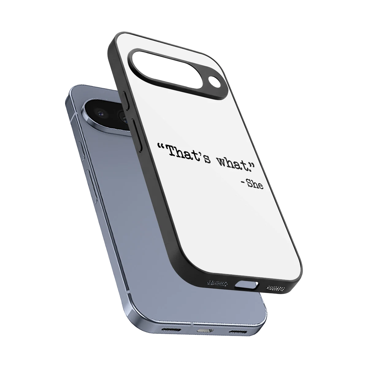 Thats What sleek google pixel 10 cover with tempered glass back and TPU edges