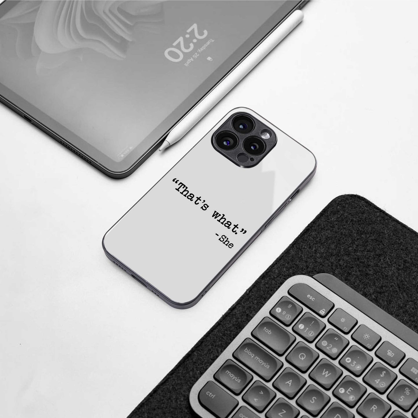 Thats What Phone Case for Iphone 16 | Glass Case