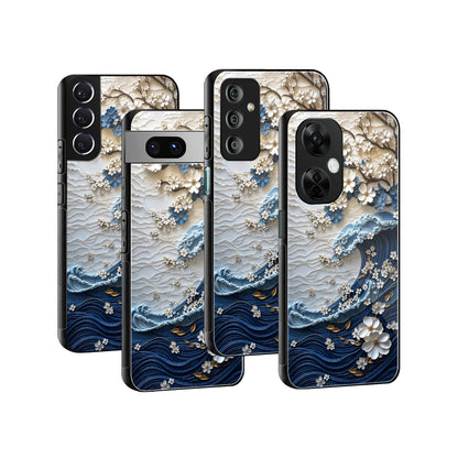 Stylish Glass Back Case for All Smartphones iPhone, Samsung, OnePlus, Pixel, Redmi, Oppo, Vivo, Motorola