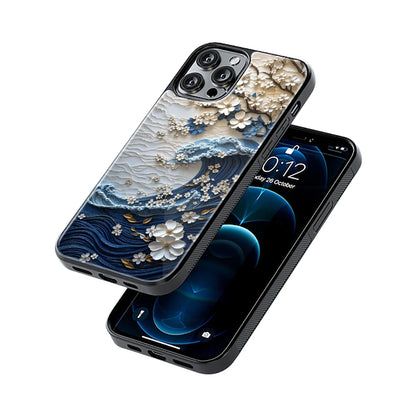 Protective Glass Back Phone Case Compatible with iPhone, Samsung, OnePlus, Pixel & More