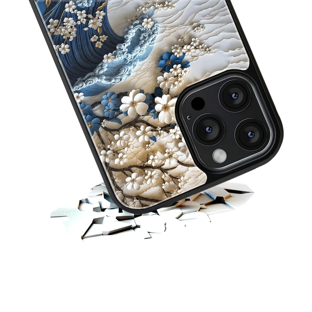 Durable Glass Back Mobile Case for iPhone, Samsung, OnePlus, Google Pixel, Redmi, Vivo, Oppo