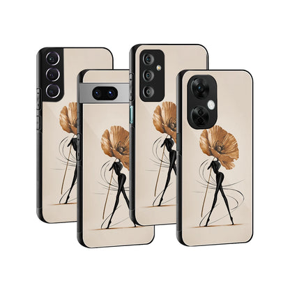 Stylish Glass Back Case for All Smartphones iPhone, Samsung, OnePlus, Pixel, Redmi, Oppo, Vivo, Motorola