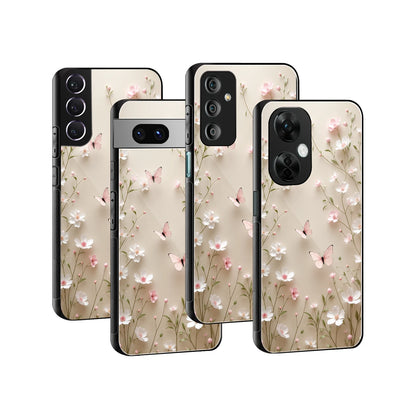 Stylish Glass Back Case for All Smartphones iPhone, Samsung, OnePlus, Pixel, Redmi, Oppo, Vivo, Motorola