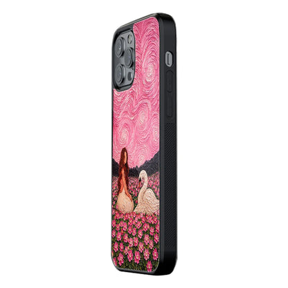 Trendy Glass Back Mobile Case for iPhone, Samsung, Redmi, OnePlus, Google Pixel, Motorola