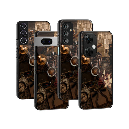 Stylish Glass Back Case for All Smartphones iPhone, Samsung, OnePlus, Pixel, Redmi, Oppo, Vivo, Motorola