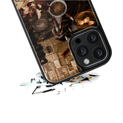 Durable Glass Back Mobile Case for iPhone, Samsung, OnePlus, Google Pixel, Redmi, Vivo, Oppo