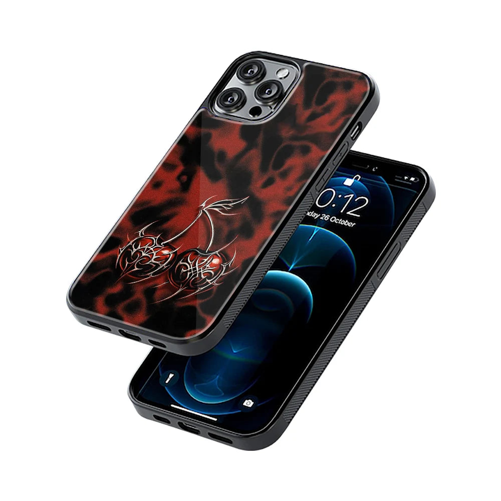Protective Glass Back Phone Case Compatible with iPhone, Samsung, OnePlus, Pixel & More
