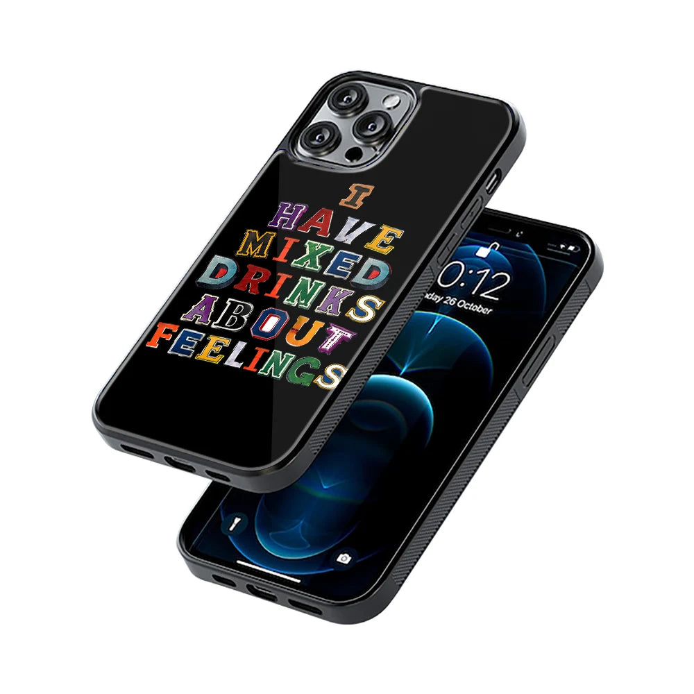 Protective Glass Back Phone Case Compatible with iPhone, Samsung, OnePlus, Pixel & More