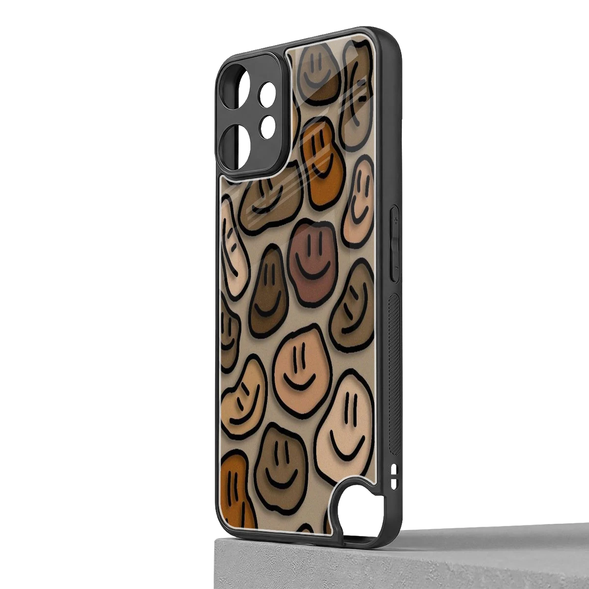 Toasty Brown Smileys cmf nothing phone 2 pro mobile cover | shockproof glass phone case