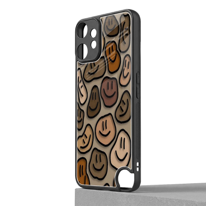 Toasty Brown Smileys cmf nothing phone 2 pro mobile cover | shockproof glass phone case