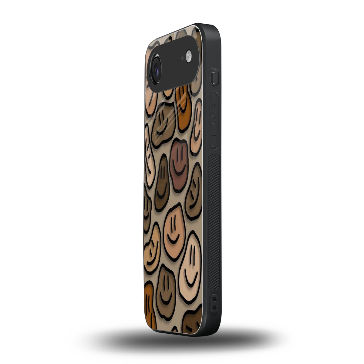 Toasty Brown Smileys iphone air mobile cover | shockproof glass phone case