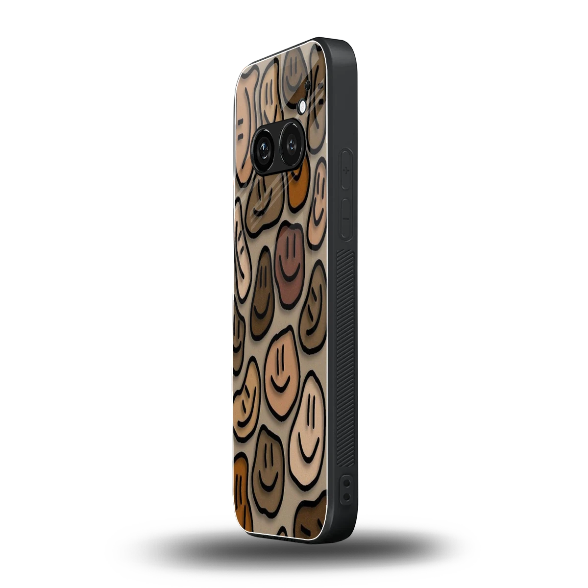 Toasty Brown Smileys nothing phone 2a mobile cover | shockproof glass phone case