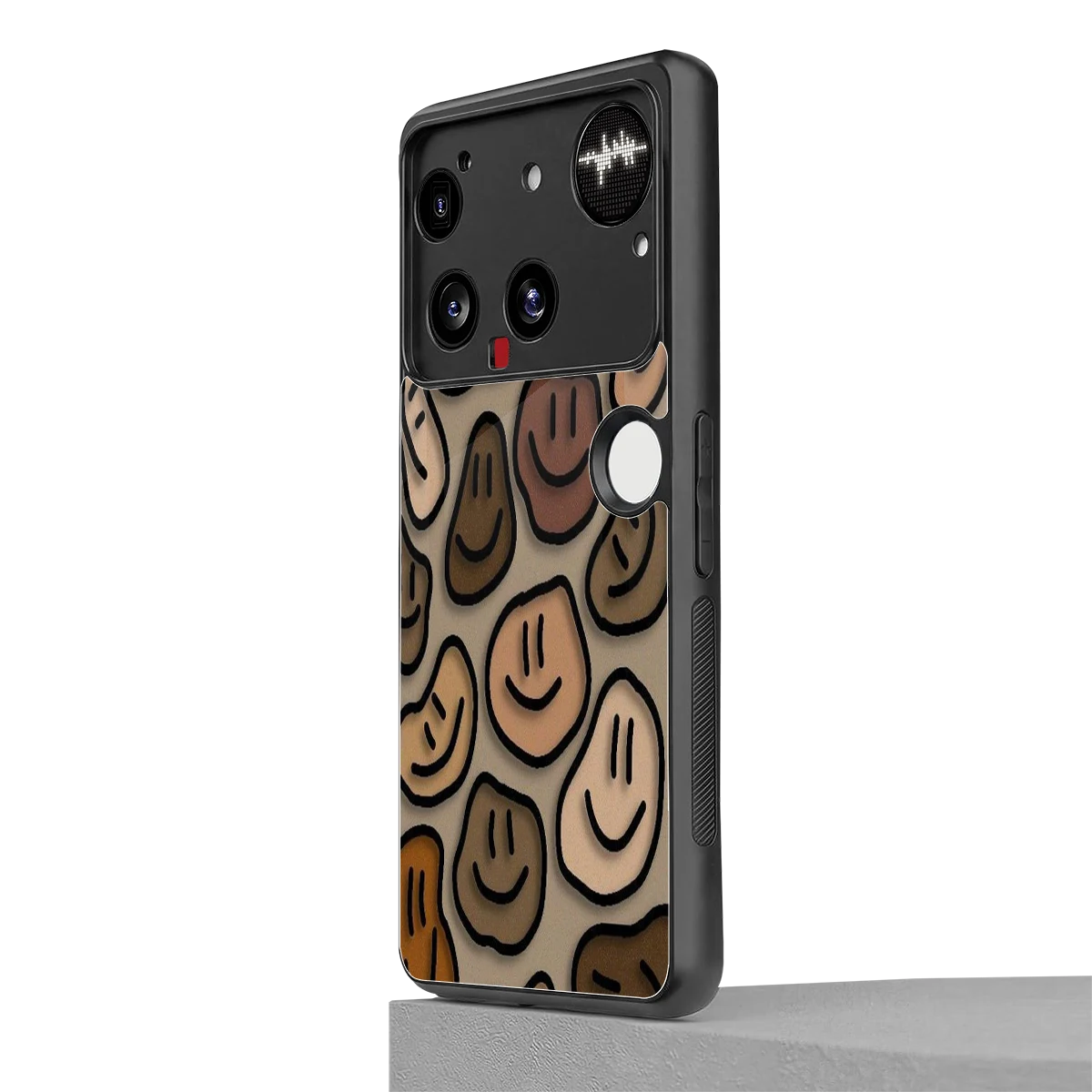 Toasty Brown Smileys nothing phone 3 mobile cover | shockproof glass phone case
