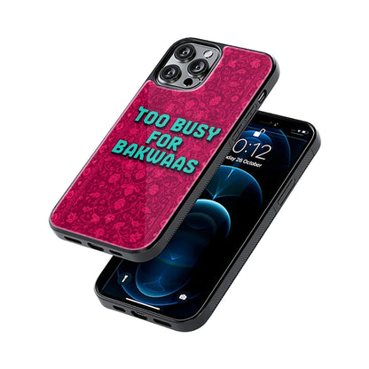 Protective Glass Back Phone Case Compatible with iPhone, Samsung, OnePlus, Pixel & More
