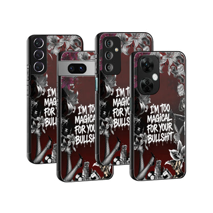 Stylish Glass Back Case for All Smartphones iPhone, Samsung, OnePlus, Pixel, Redmi, Oppo, Vivo, Motorola