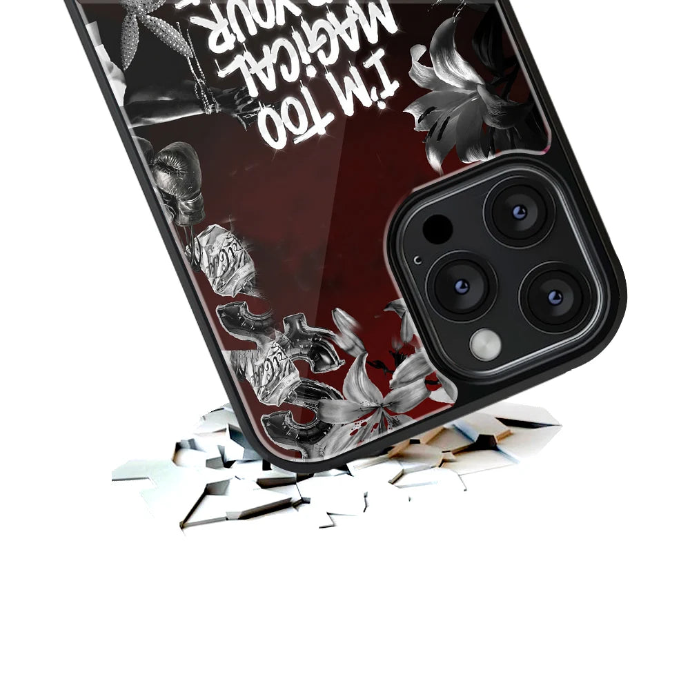 Durable Glass Back Mobile Case for iPhone, Samsung, OnePlus, Google Pixel, Redmi, Vivo, Oppo
