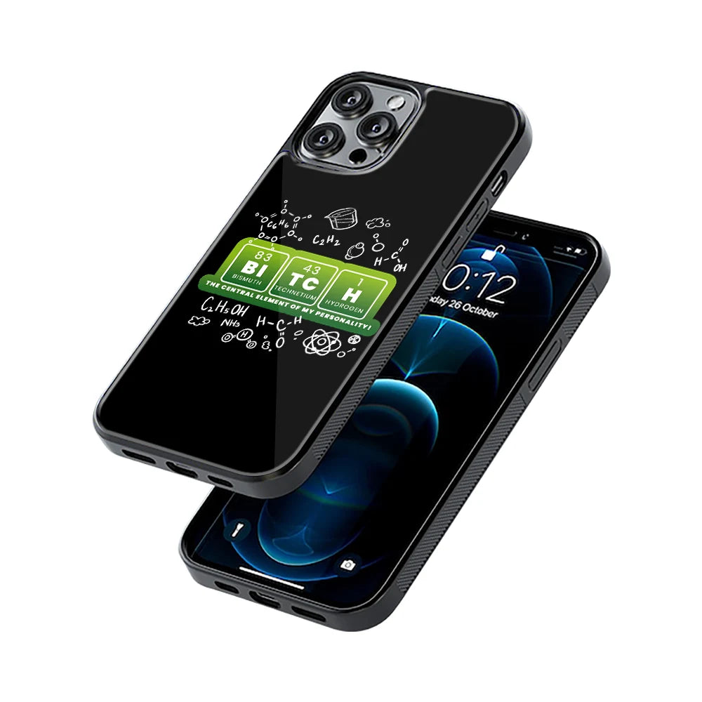 Protective Glass Back Phone Case Compatible with iPhone, Samsung, OnePlus, Pixel & More