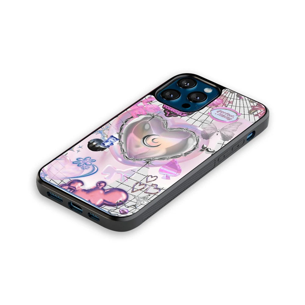 Luxury Glass Back Mobile Cover for iPhone, Samsung Galaxy, OnePlus, Pixel, Redmi & More