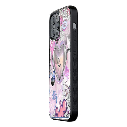 Trendy Glass Back Mobile Case for iPhone, Samsung, Redmi, OnePlus, Google Pixel, Motorola