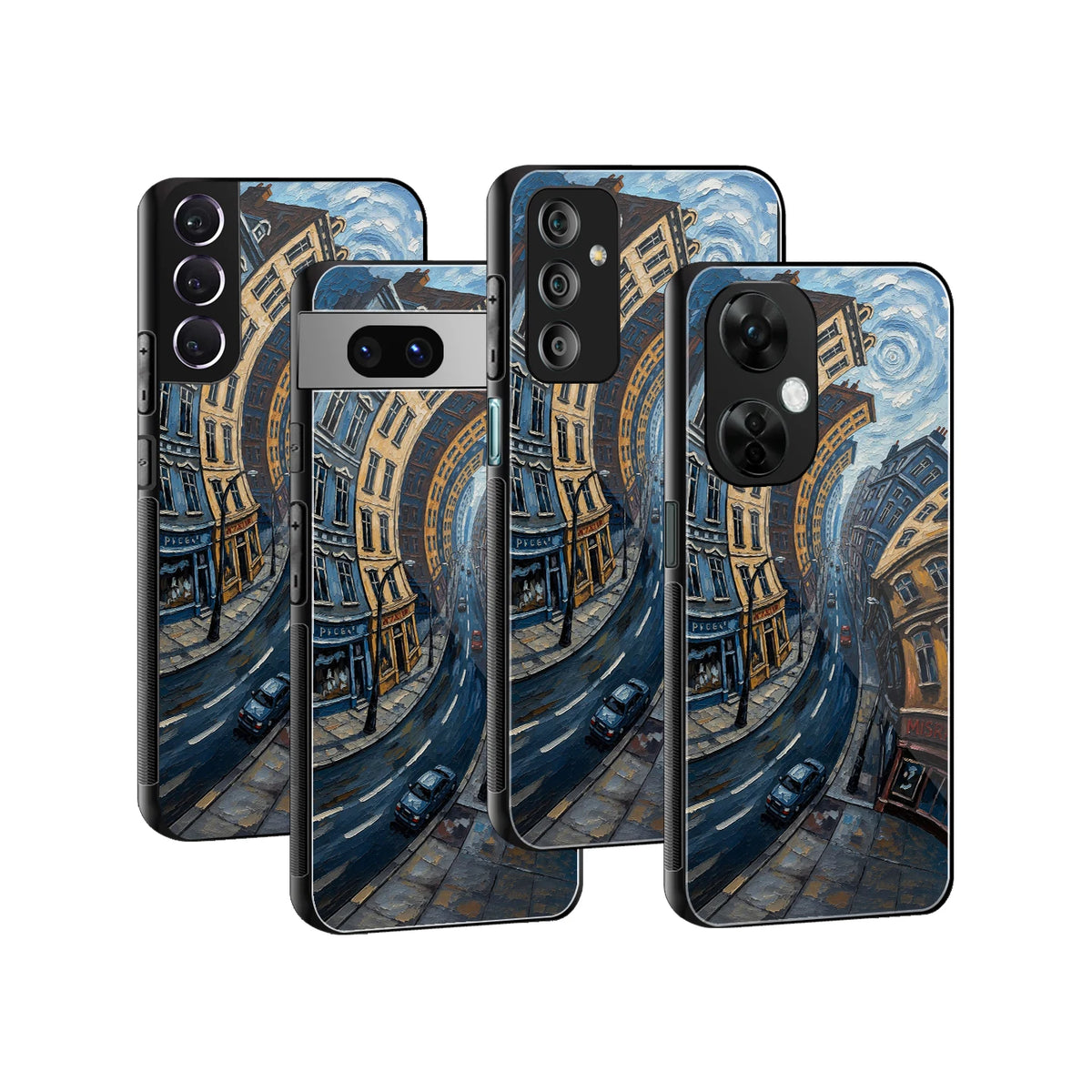 Stylish Glass Back Case for All Smartphones iPhone, Samsung, OnePlus, Pixel, Redmi, Oppo, Vivo, Motorola
