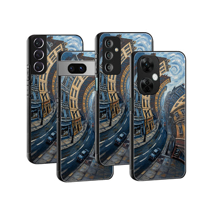 Stylish Glass Back Case for All Smartphones iPhone, Samsung, OnePlus, Pixel, Redmi, Oppo, Vivo, Motorola