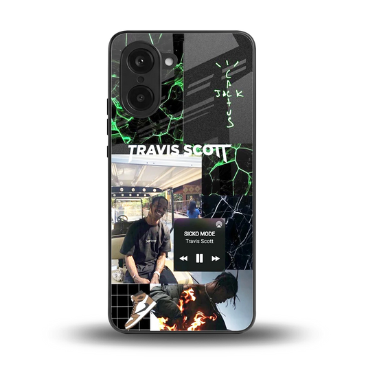 Travis Scott back phone cover | glass case for oneplus nord ce5 5g