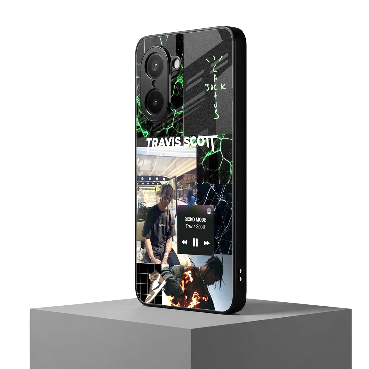 Travis Scott oneplus nord ce5 5g mobile cover | shockproof glass phone case