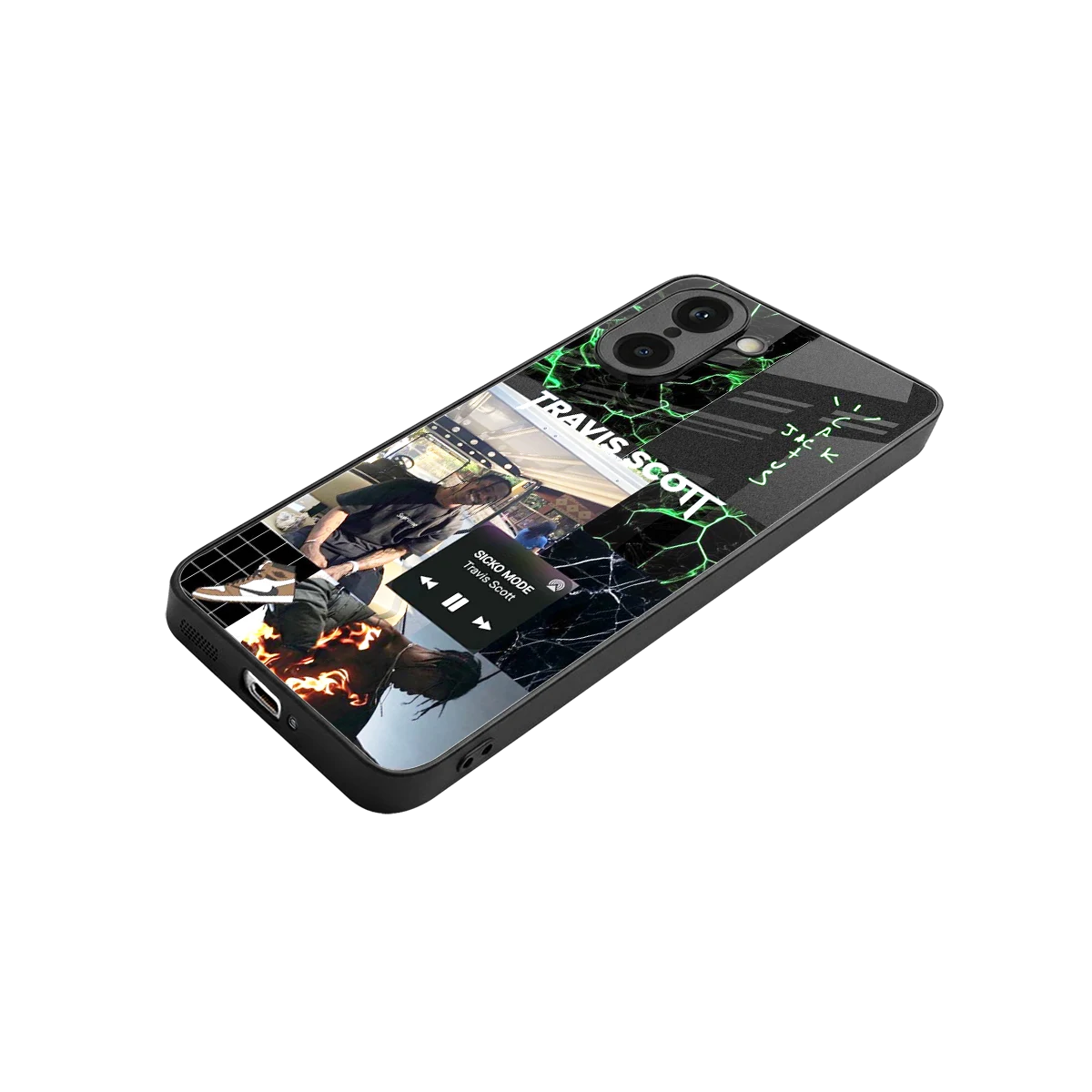 Travis Scott stylish phone case for oneplus nord ce5 5g | glossy glass and slim fit