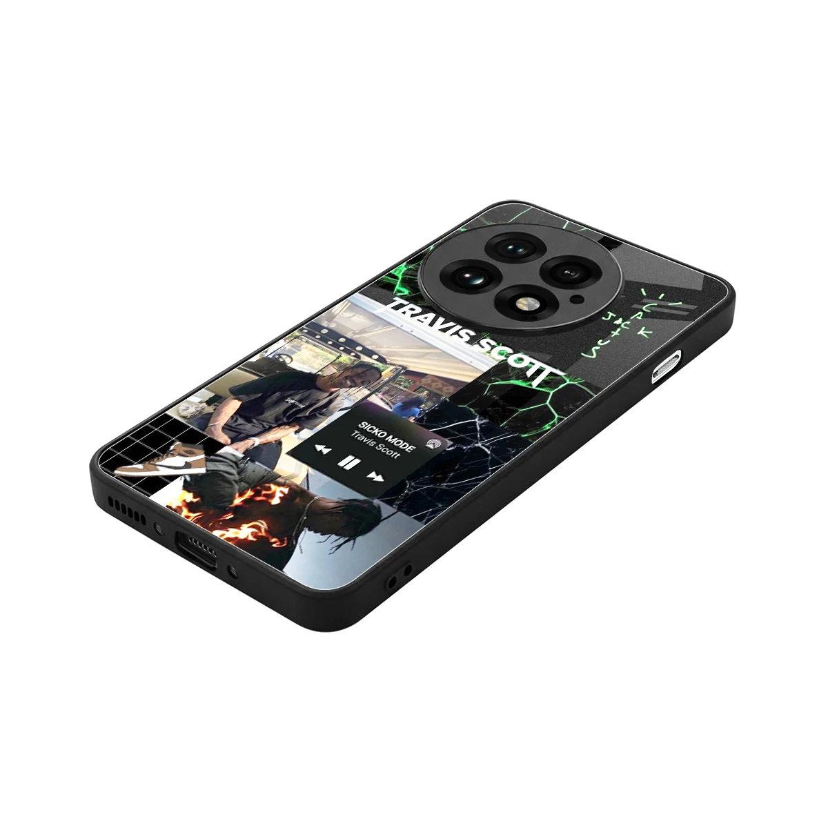 Travis Scott stylish phone case for oneplus 13 | glossy glass and slim fit