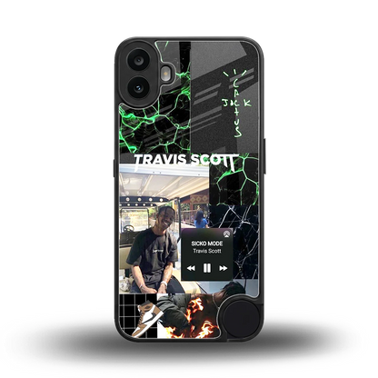 Travis Scott back phone cover | glass case for cmf nothing phone 1