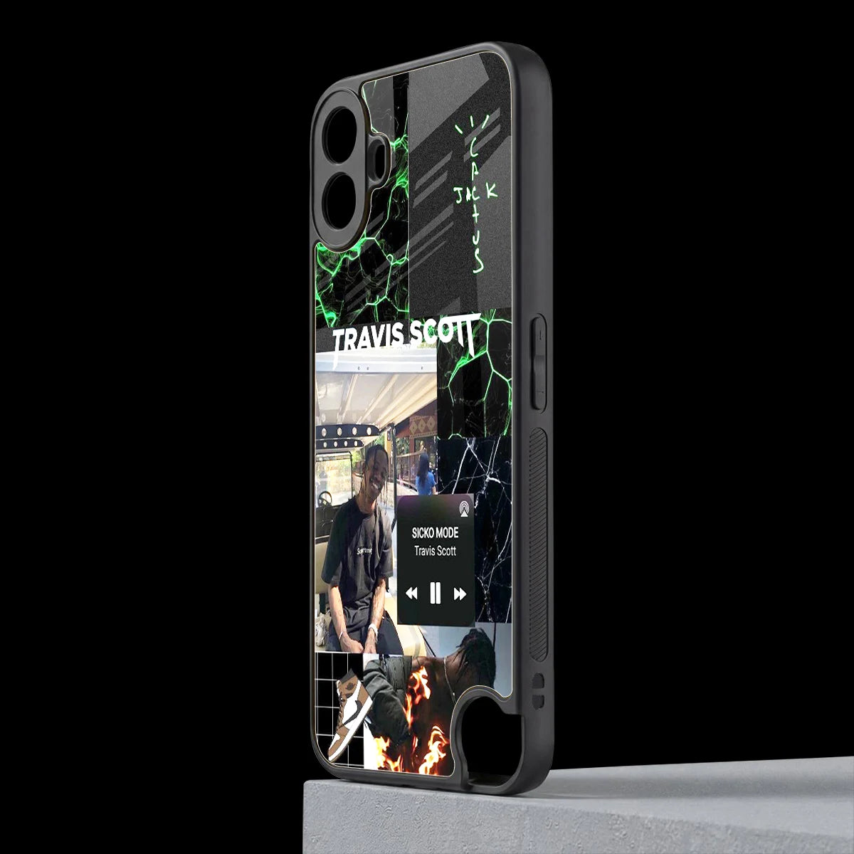 Travis Scott cmf nothing phone 1 mobile cover | shockproof glass phone case