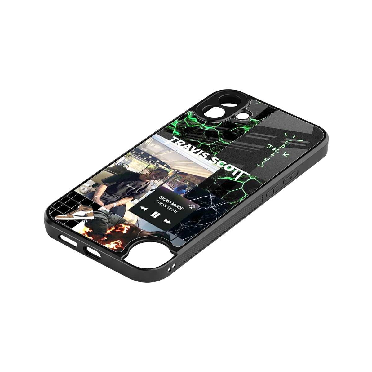 Travis Scott stylish phone case for cmf nothing phone 1 | glossy glass and slim fit