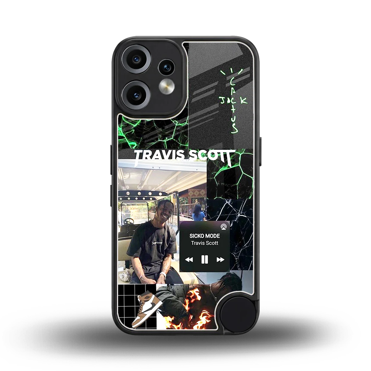 Travis Scott back phone cover | glass case for cmf nothing phone 2 pro