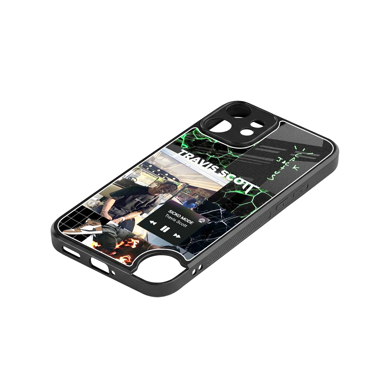 Travis Scott stylish phone case for cmf nothing phone 2 pro | glossy glass and slim fit