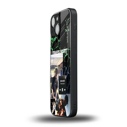 Travis Scott iphone 12 mini mobile cover | shockproof glass phone case