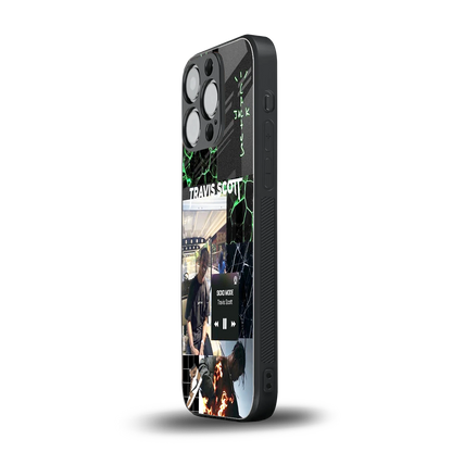 Travis Scott iphone 11 pro mobile cover | shockproof glass phone case