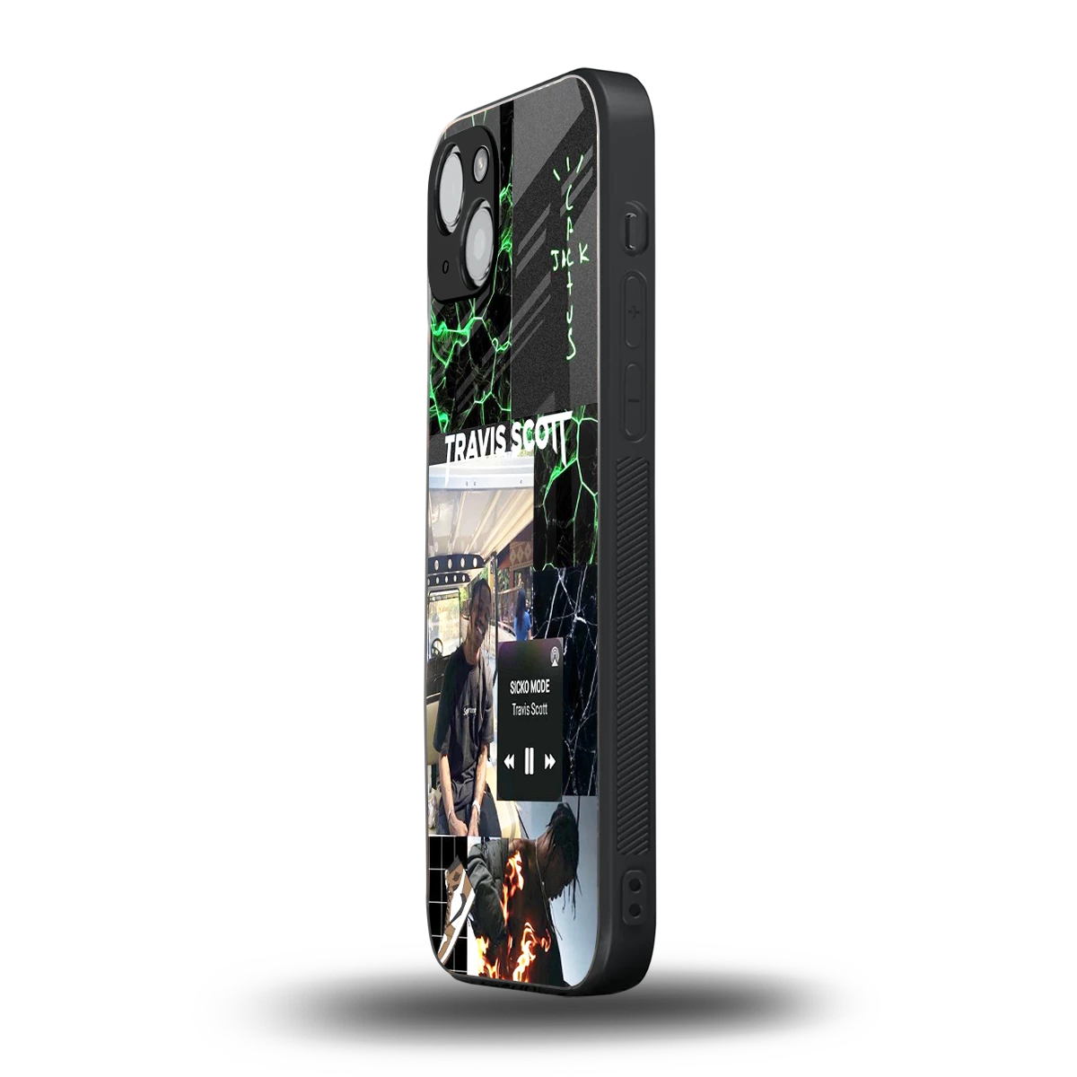 Travis Scott iphone 13 mobile cover | shockproof glass phone case