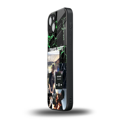 Travis Scott iphone 15 mobile cover | shockproof glass phone case
