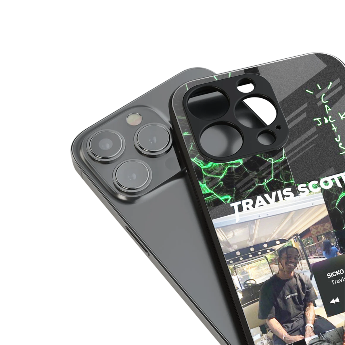 Travis Scott Phone Case for Iphone 16 | Glass Case