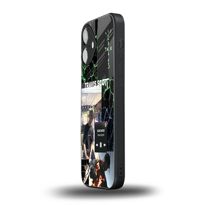Travis Scott iPhone 16 mobile cover | shockproof glass phone case