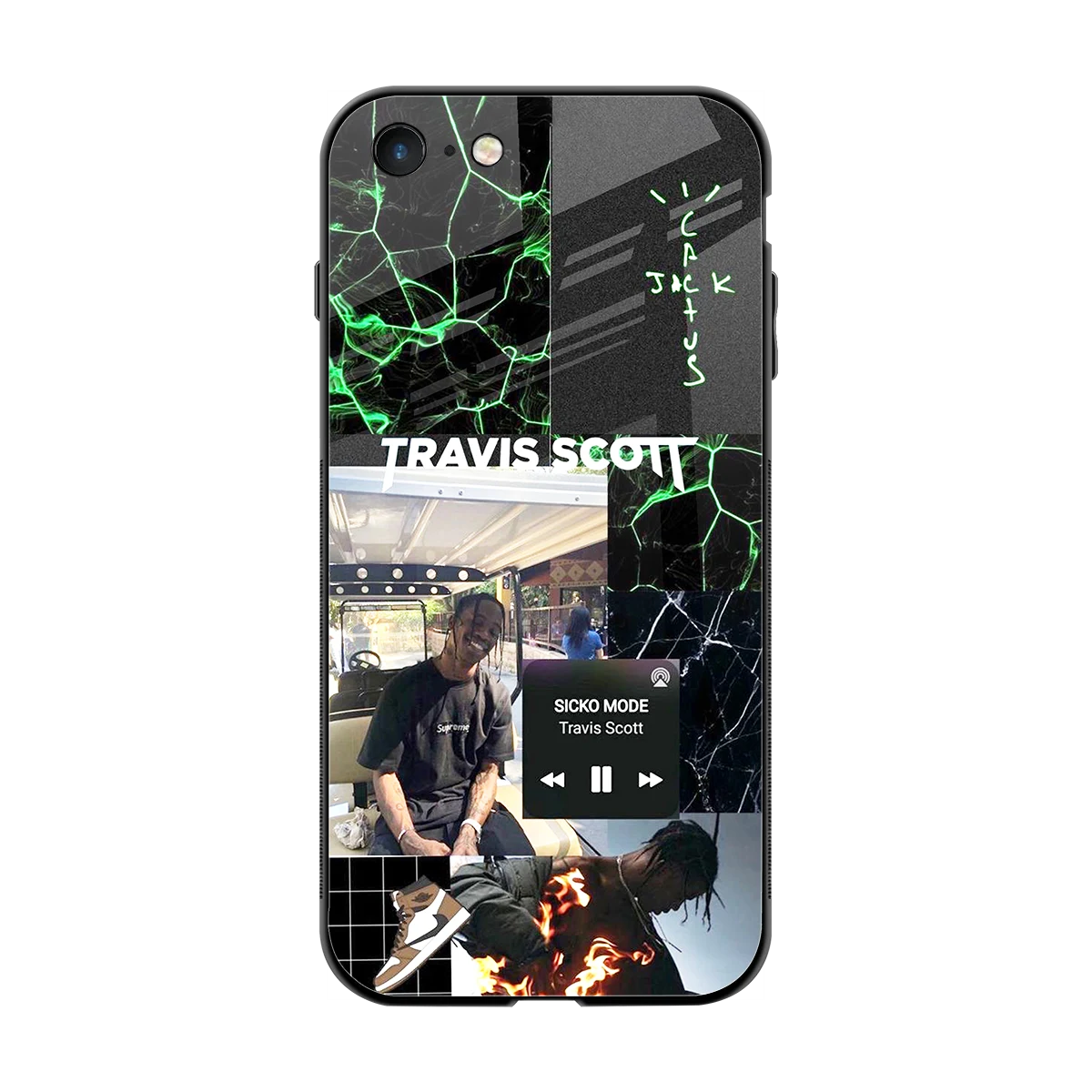 Travis Scott back phone cover | glass case for iphone 7